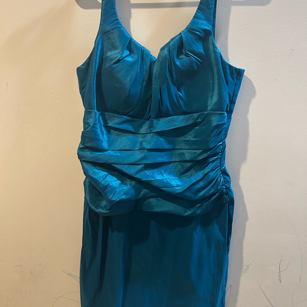 Fiesta Teal Sleeveless Dress